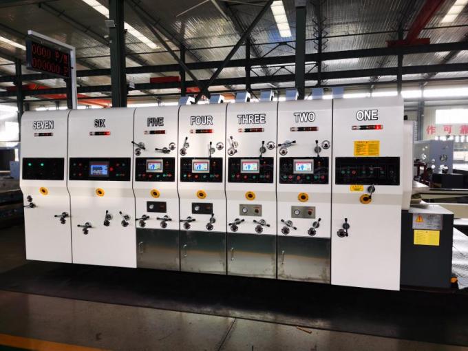 PRY-D1224 سرعت بالا اتوماتیک کامل 4 رنگ چاپ Flexo Slotting کندهای کندهای کپی ماشین 3