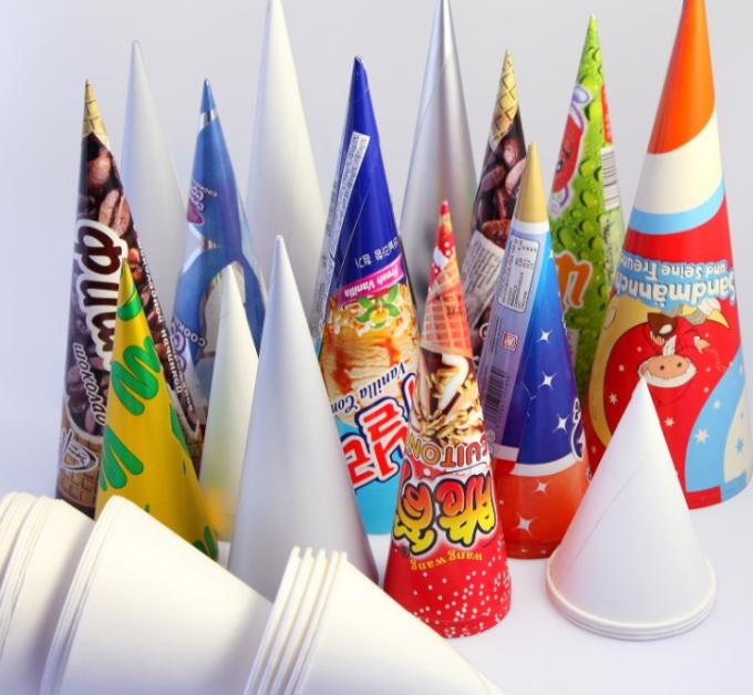 PRY-220/300 سرعت بالا یخچال مخروطی نوع کاغذ لیوان آستین ساخت ماشین 2