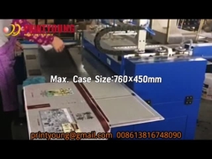 BSJ-450 نوت بوک های نیمه اتوماتیک دفترچه خاطرات چاپی سخت ورق های خالی ورق های لایه دار دستگاه ساخت کیف