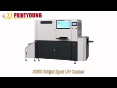 A350 Digital 3pcs Print Heads 1080DPI ماشین پوشش UV