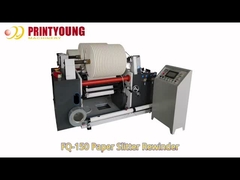PRYFQ-150 دستگاه نقدینگی Kraft Thermal Paper Roll Slitter Rewinder