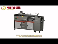 H10L A4 هوشمند اتوماتیک 7.0 اینچ صفحه لمسی تغذیه چسب کتاب بسته بندی ماشین با پوشش تغذیه